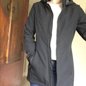 Champion Black warm raincoat